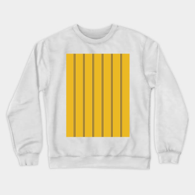 Bolton Wanderers Yellow Navy Pinstripes 1994 - 96 Away Crewneck Sweatshirt by Culture-Factory